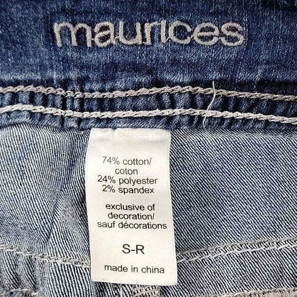 Maurices Womens Jeans Decorative Pocket Stitching size 6 Regular JH1598503 - Picture 6 of 6